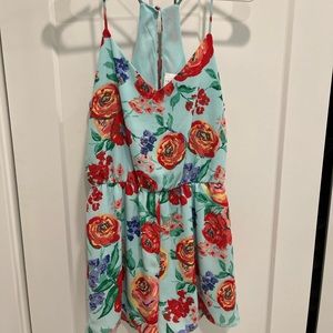 French Grey summer romper, NWOT